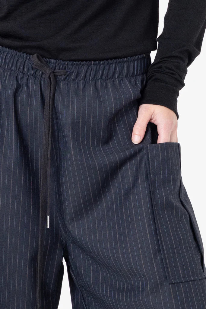 Boredroom Trackie | Charcoal Stripe