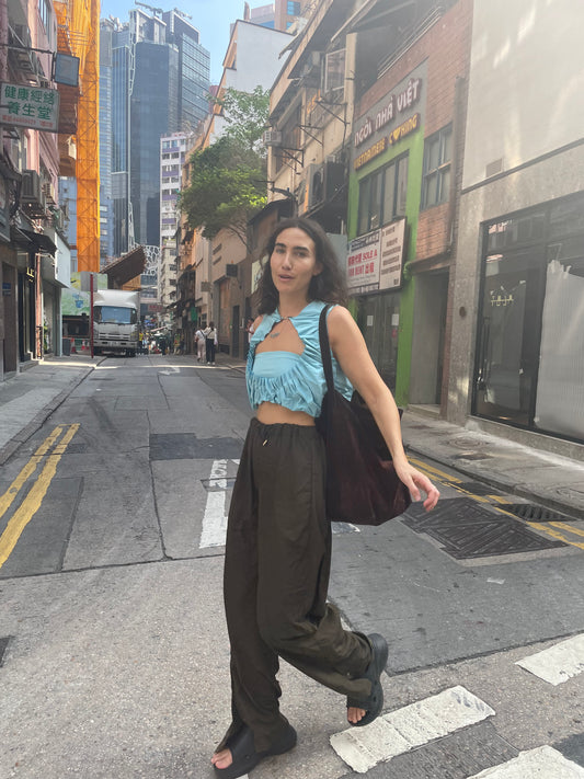 Teresa Tote | Umber Suede