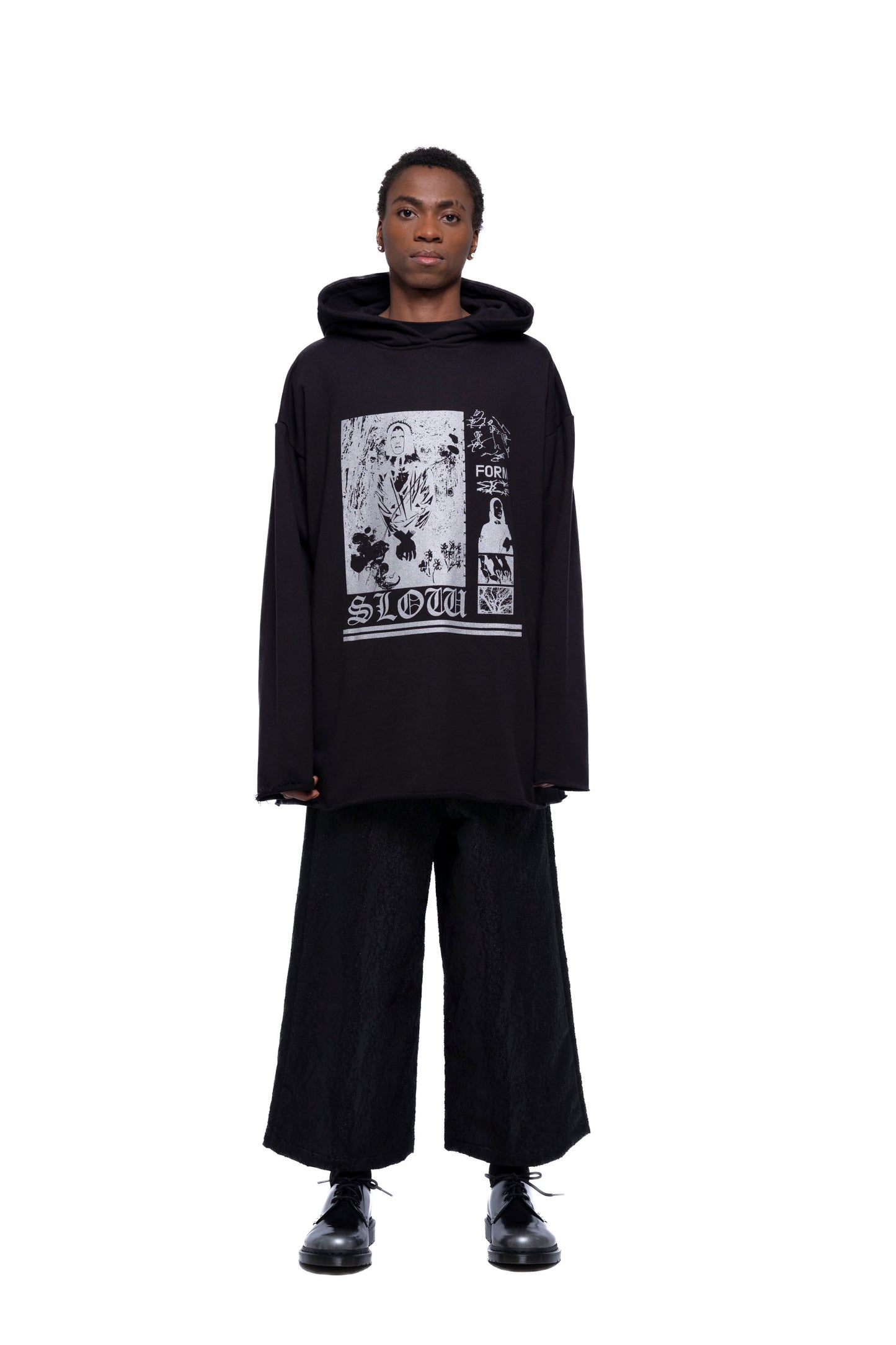 Slow Form Hoodie | Black