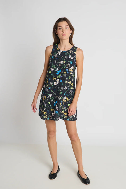 Claire Dress | Black Floral