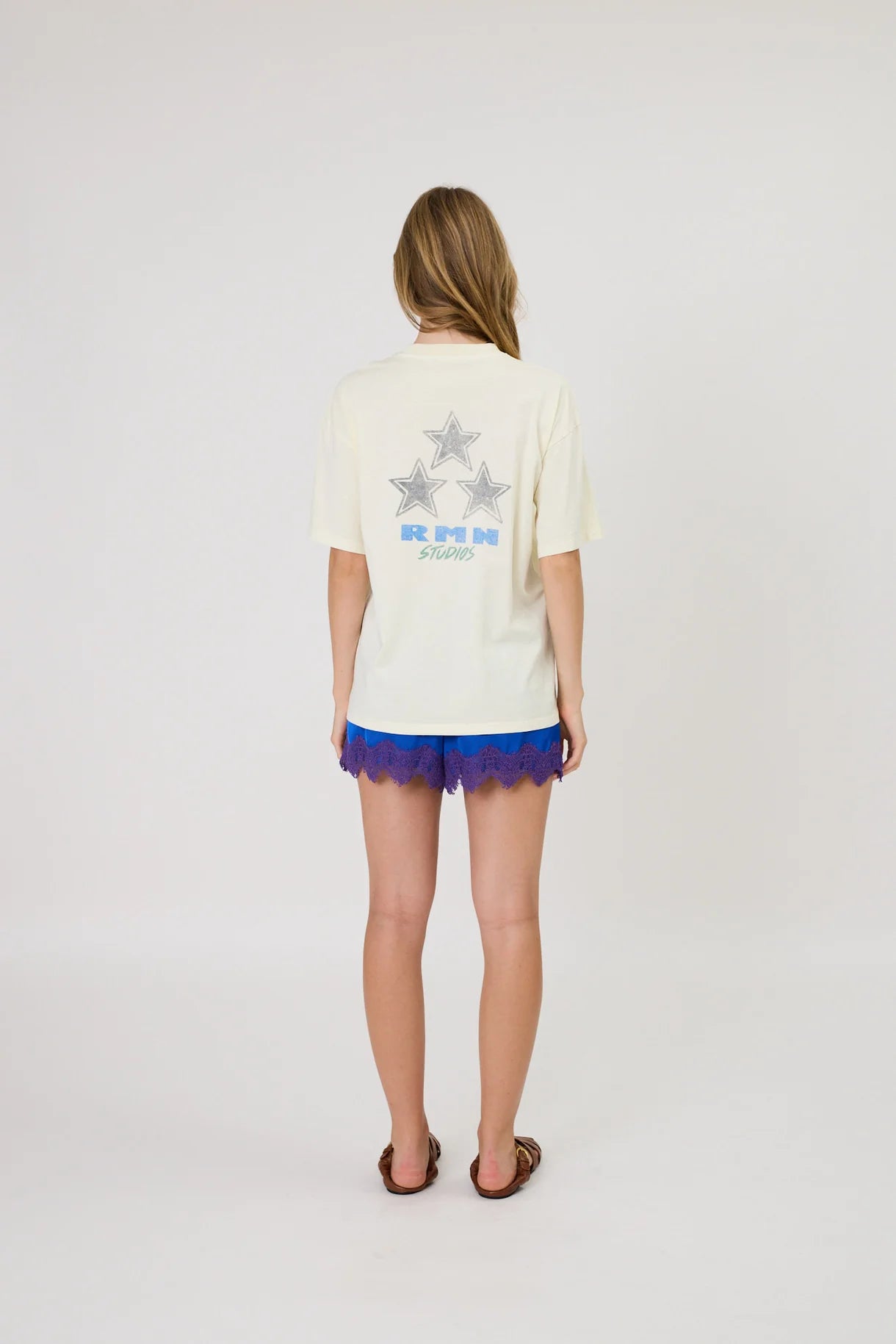 Star Tee | Washed Ivory
