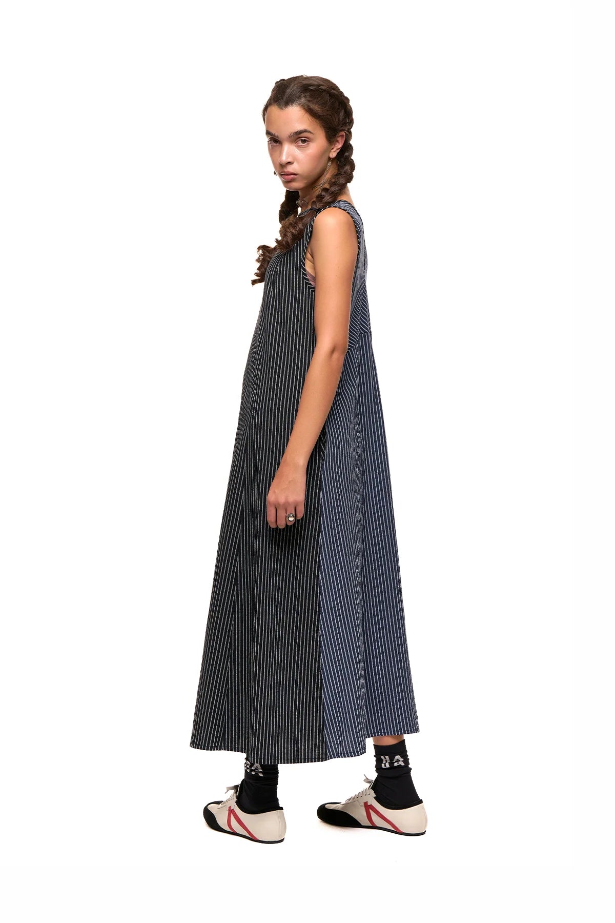 Replay Dress | Black n Blue Stripe