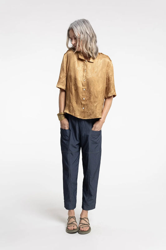 Smoking Shirt | Champagne