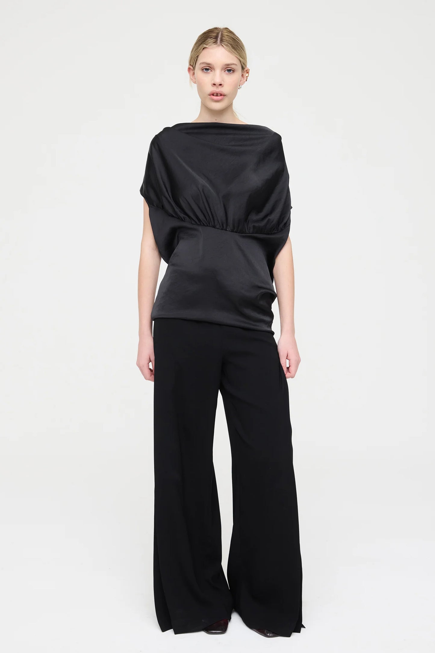Seraphine Top | Onyx Sheen