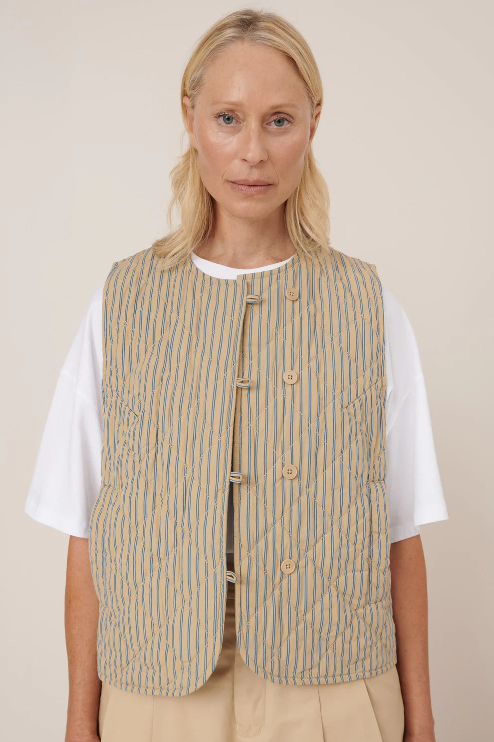 Axis Vest | Double Pinstripe