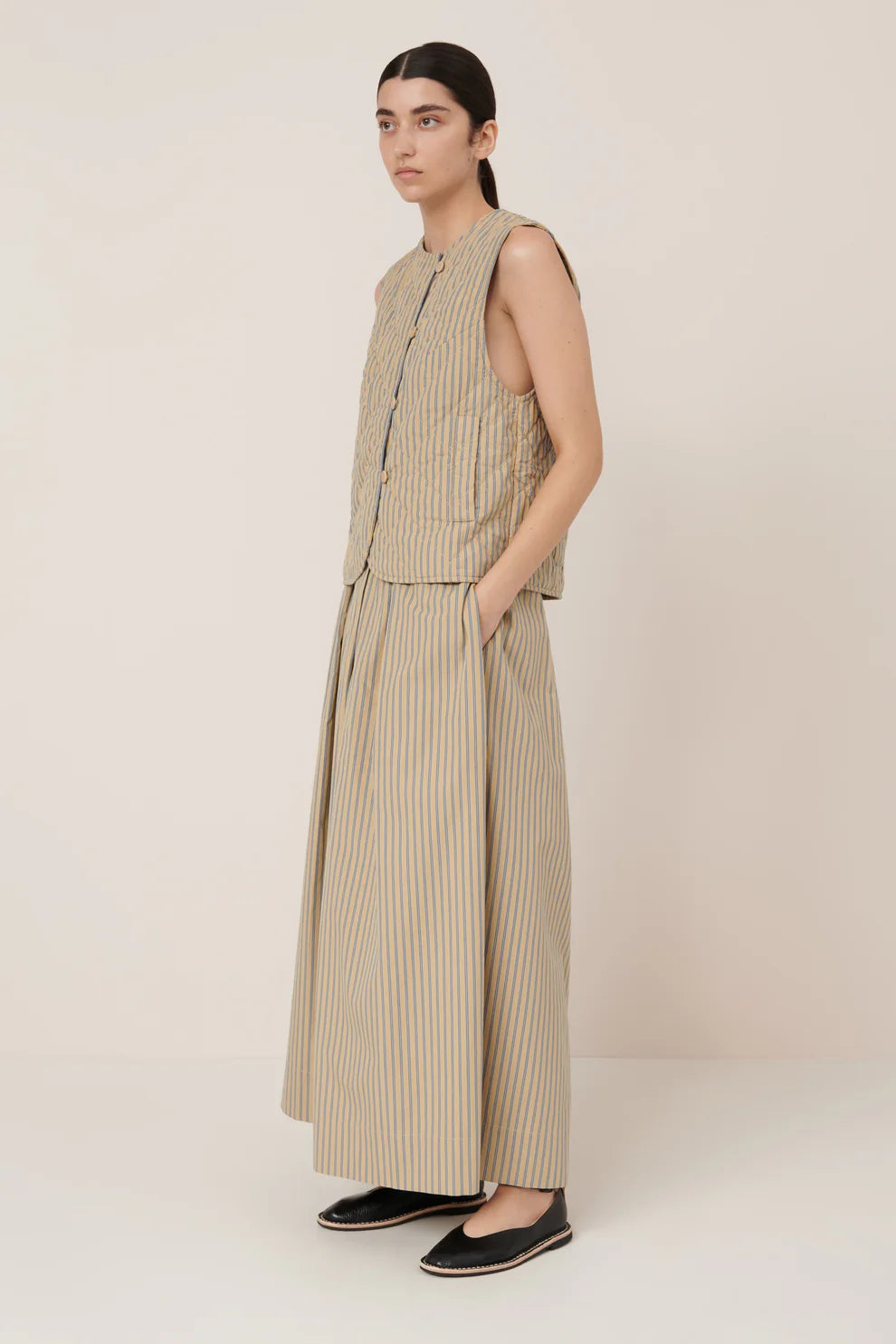 Axis Vest | Double Pinstripe