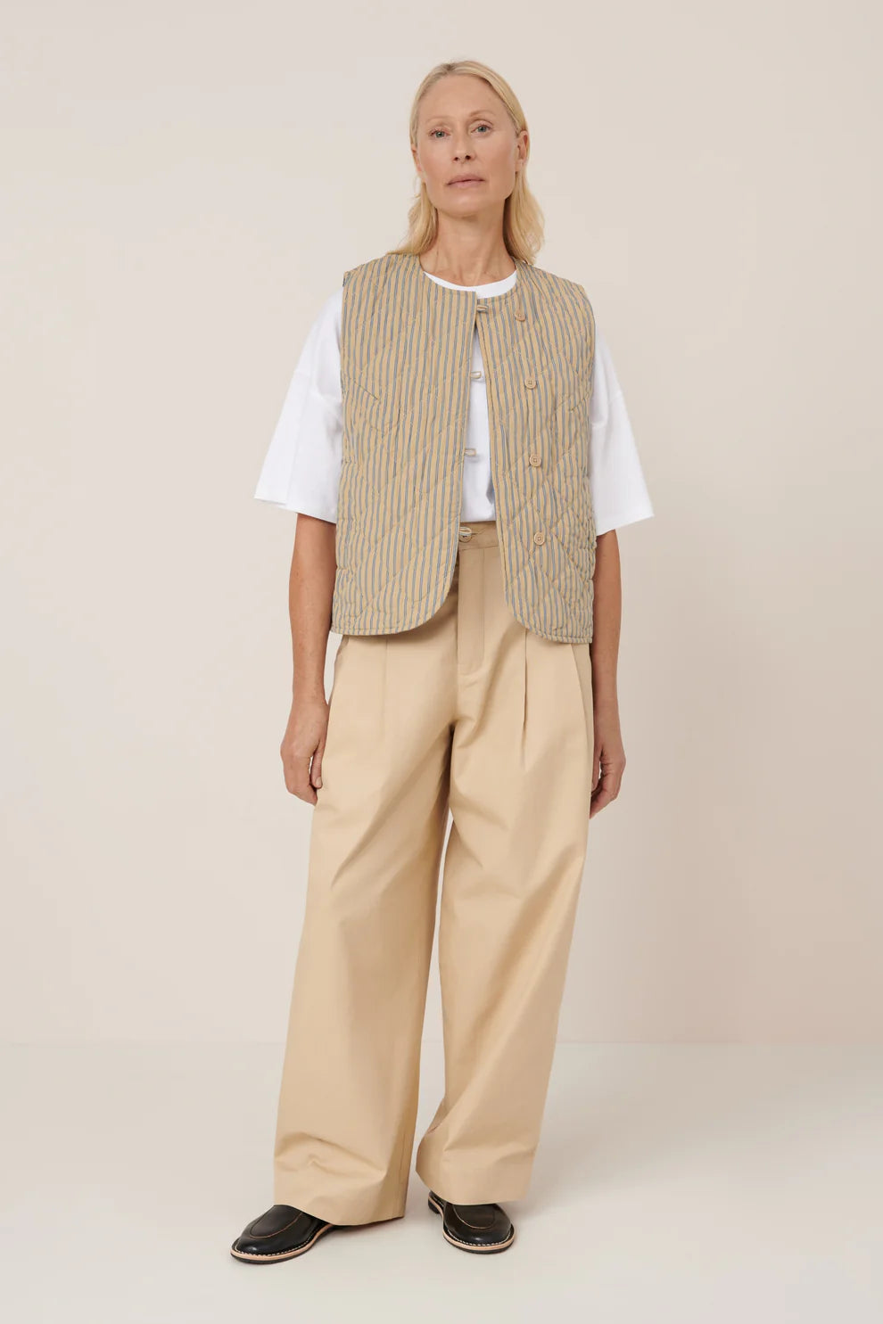 Axis Vest | Double Pinstripe