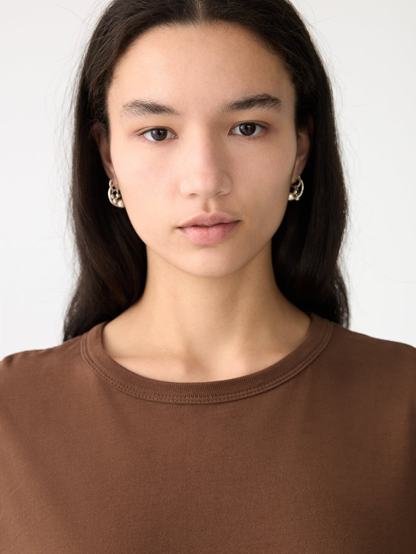 bassike | Boyfriend Heritage T-shirt | Chocolate Brown | Palm Boutique