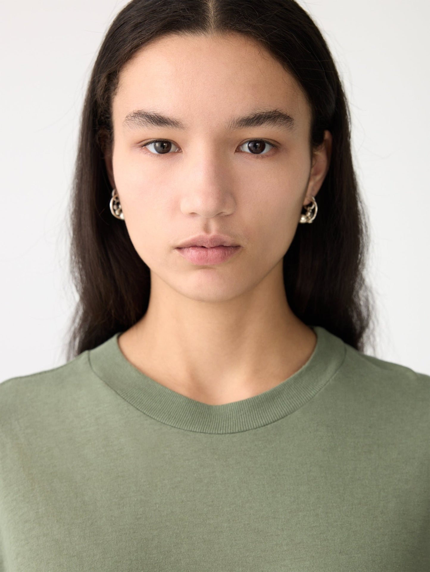 bassike | Classic t-shirt | Dark Sage | Palm Boutique