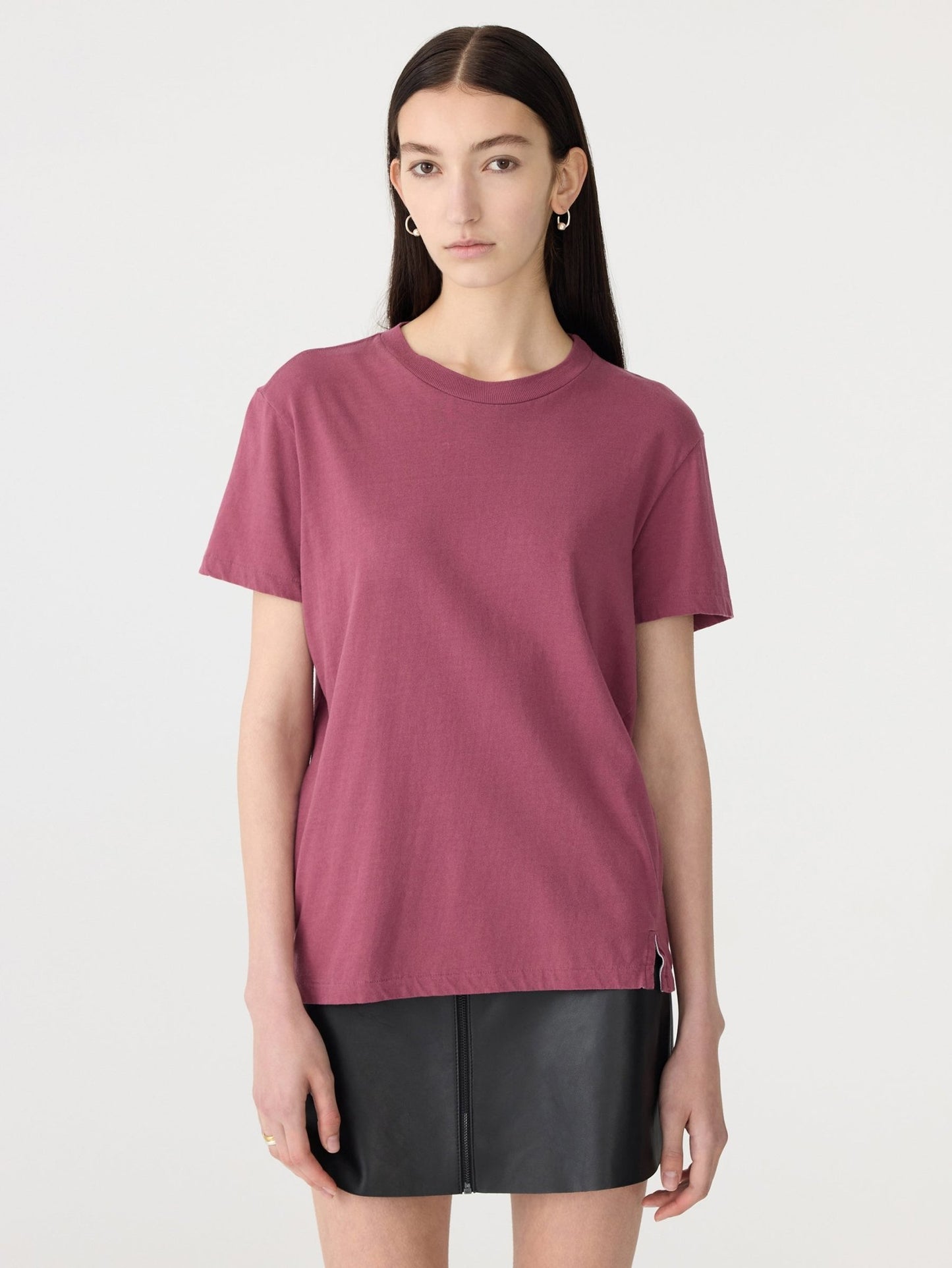 bassike | Classic t-shirt | Faded Plum | Palm Boutique