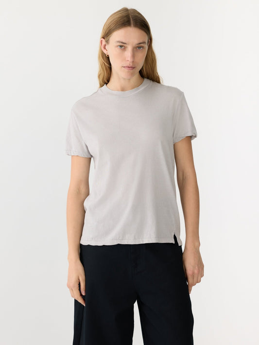 bassike | Regular Classic s/s t-shirt | Oyster Grey | Palm Boutique
