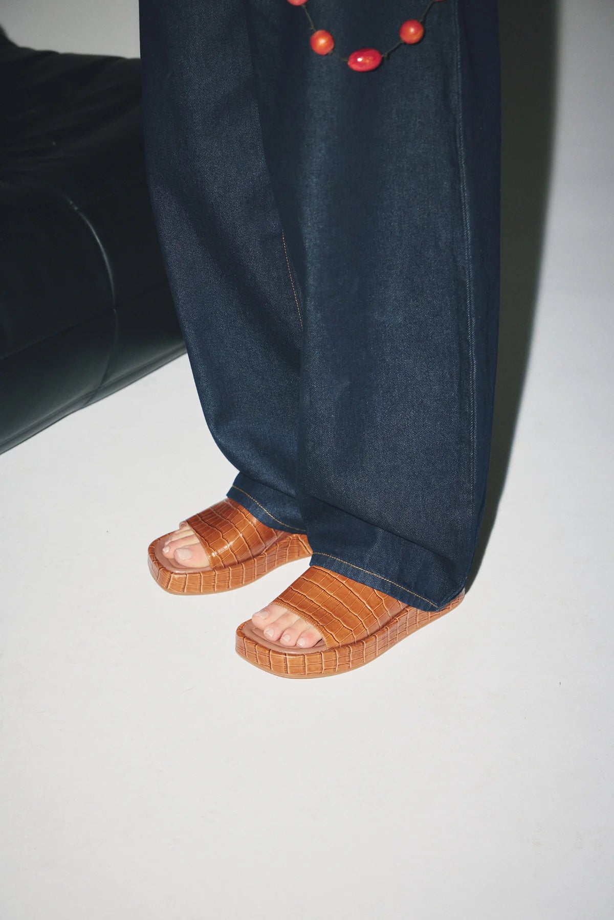 Bronwyn | Josephine | Tan Croc | Palm Boutique