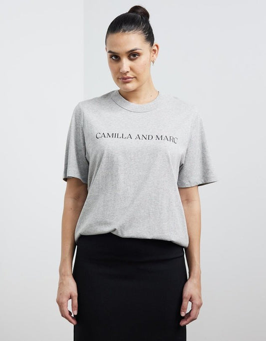 Camilla and Marc | Asher Tee | Grey Marle | Palm Boutique