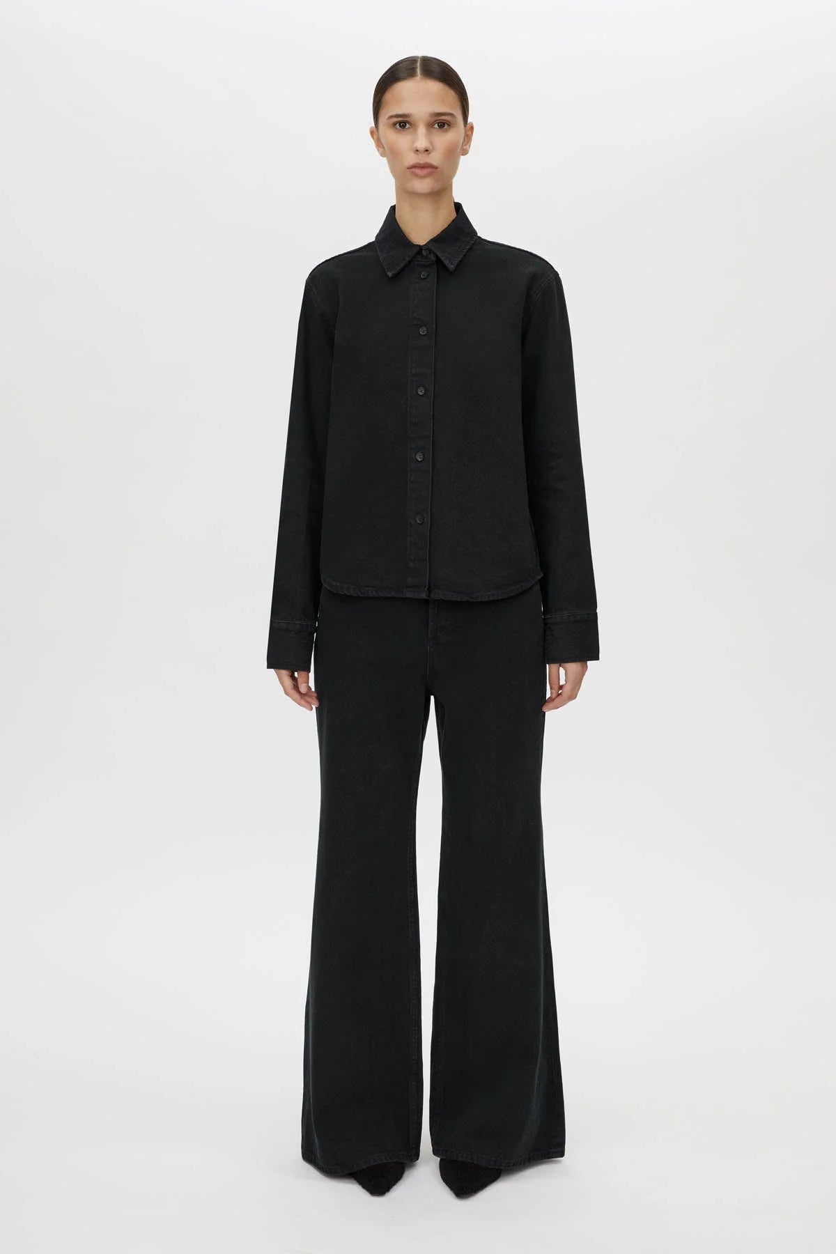 Camilla and Marc | Bay Denim Shirt | Inky Black | Palm Boutique