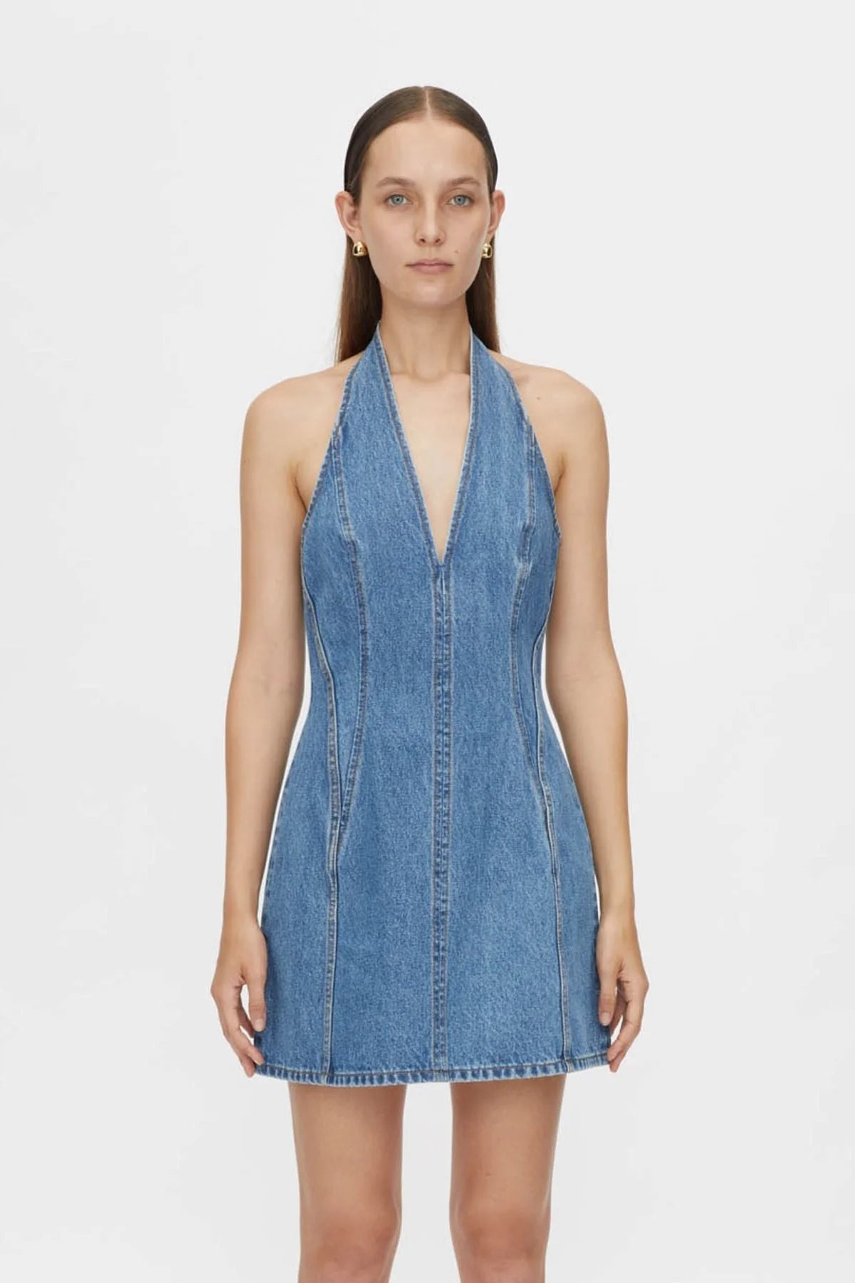 Camilla and Marc | Cascadia Denim Dress Mini | Classic Blue | Palm Boutique