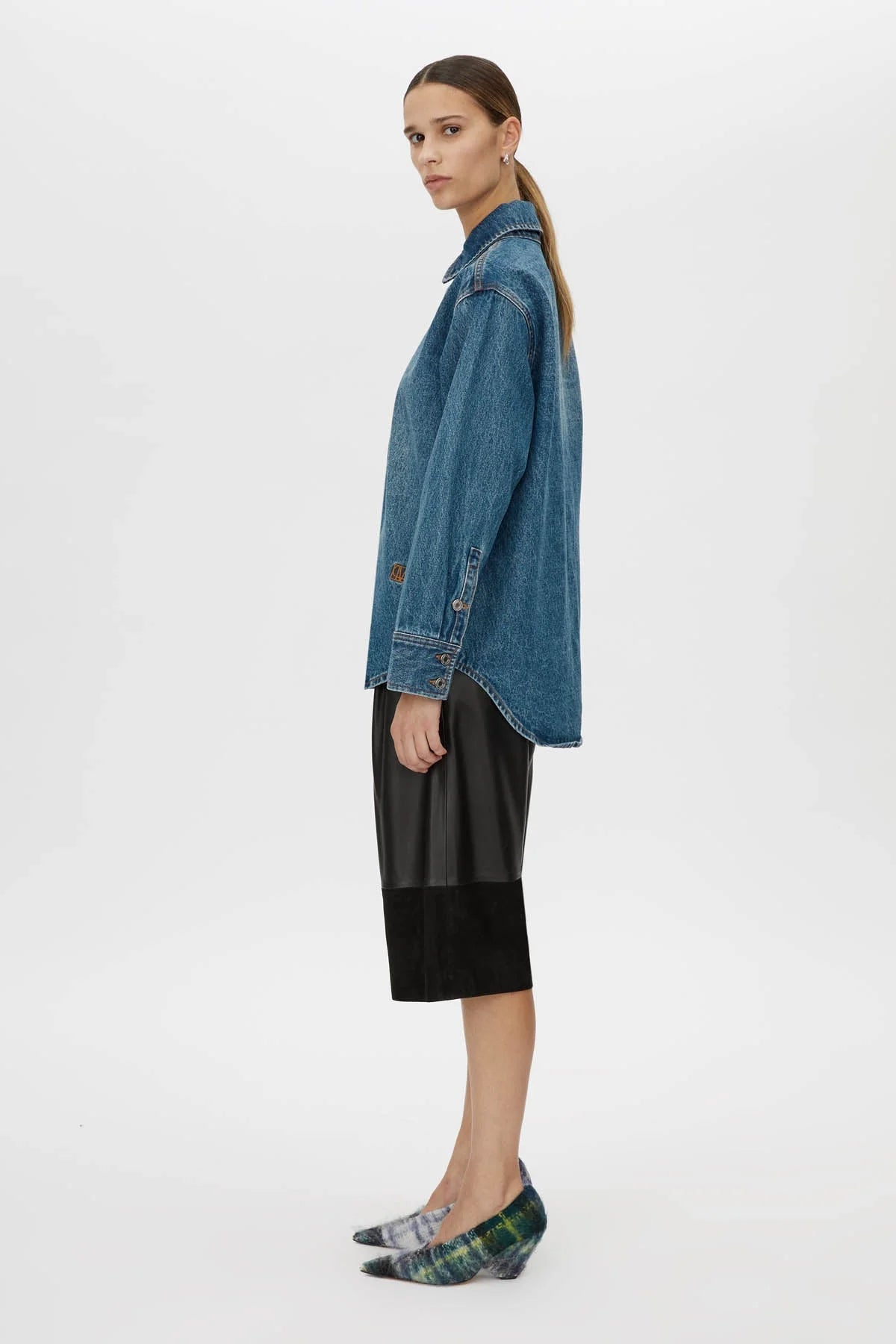 Camilla and Marc | Dalton Denim Shirt | Classic Blue | Palm Boutique
