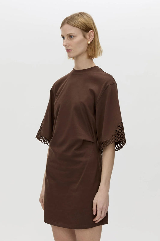 Camilla and Marc | Lolani Mini Tee Dress | Chocolate | Palm Boutique