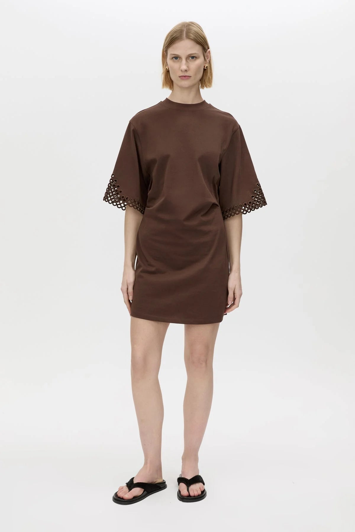 Camilla and Marc | Lolani Mini Tee Dress | Chocolate | Palm Boutique