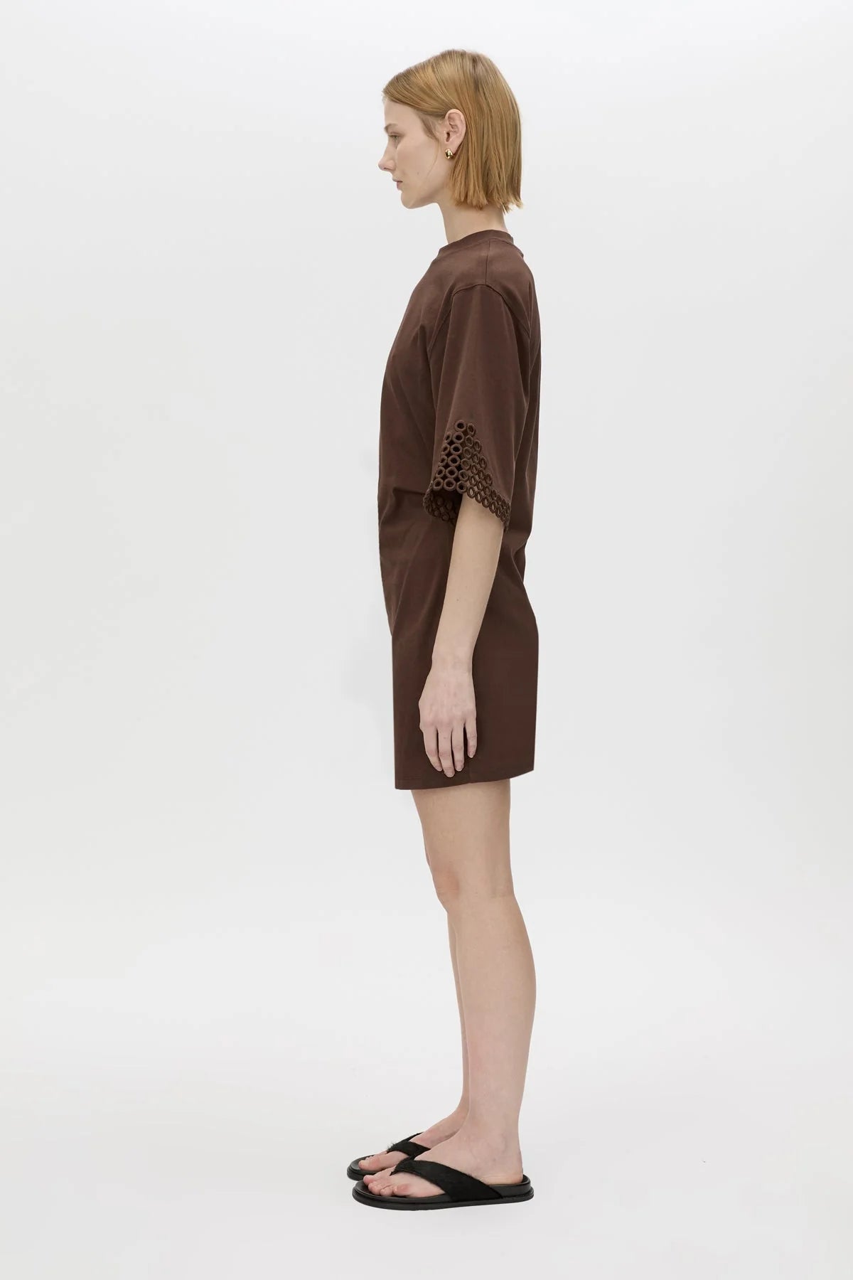 Camilla and Marc | Lolani Mini Tee Dress | Chocolate | Palm Boutique