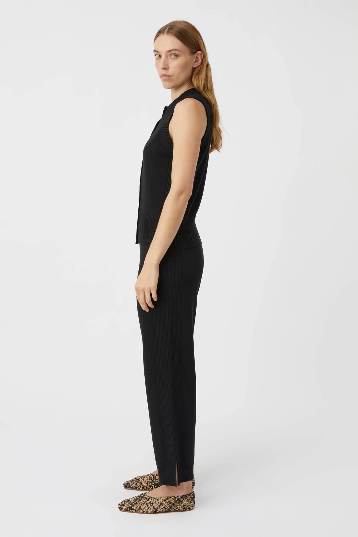 Camilla and Marc | Macie Sleeveless Cardi | Black | Palm Boutique