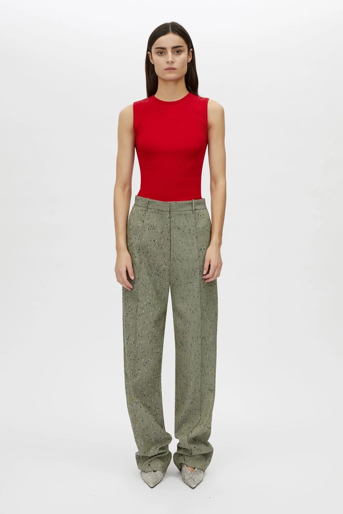 Camilla and Marc | Nora Crew Tank | Ruby Red | Palm Boutique