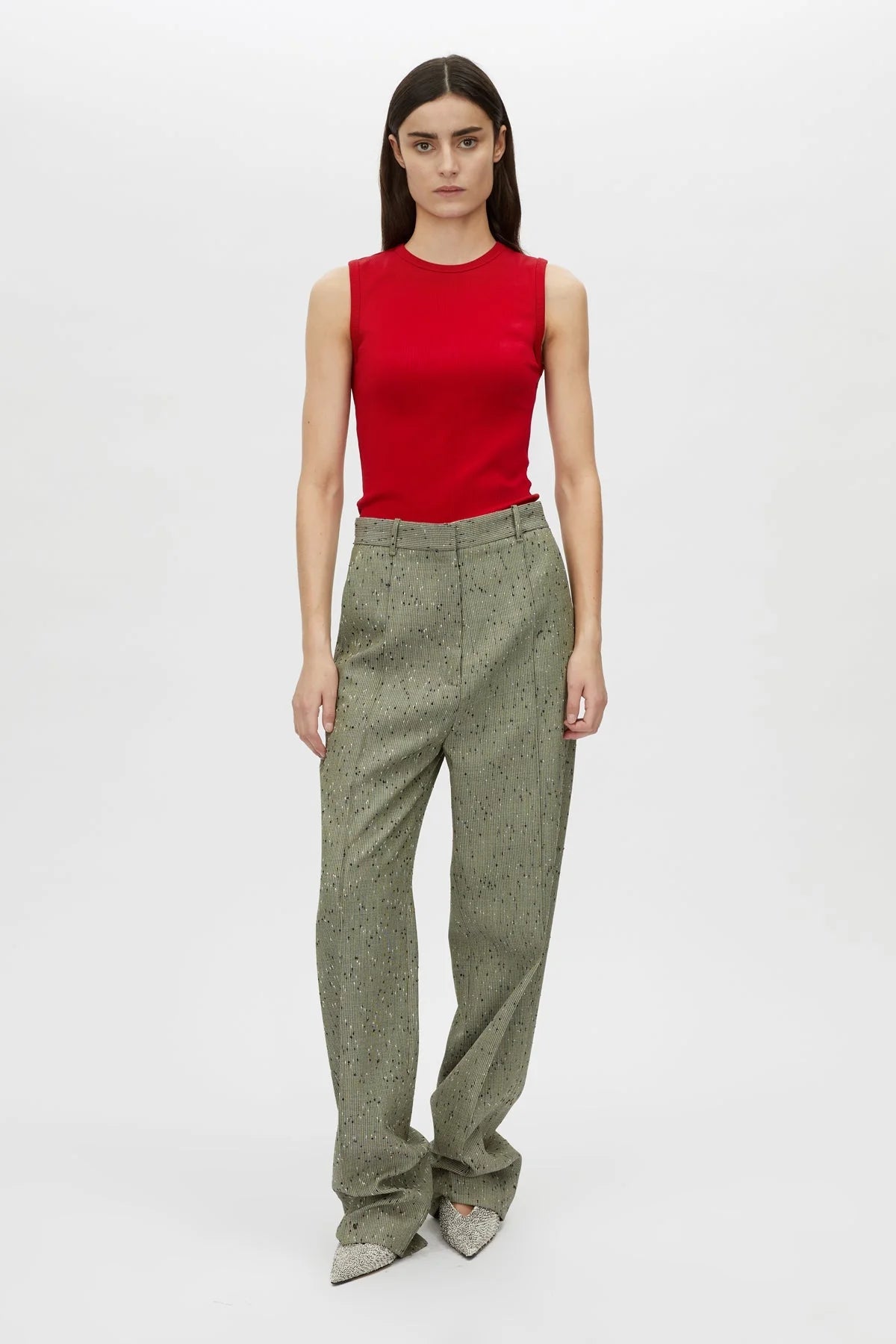 Camilla and Marc | Nora Crew Tank | Ruby Red | Palm Boutique