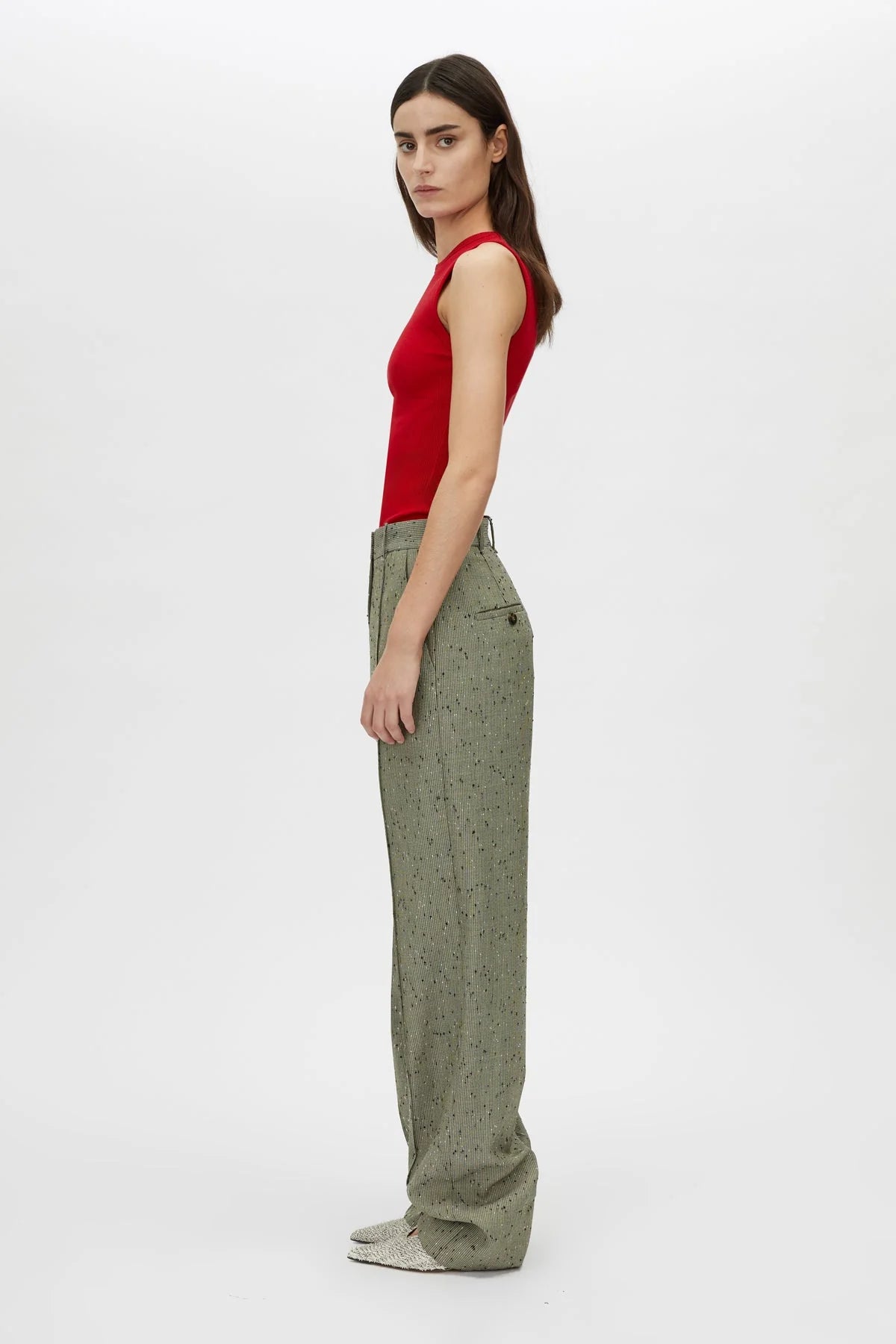 Camilla and Marc | Nora Crew Tank | Ruby Red | Palm Boutique