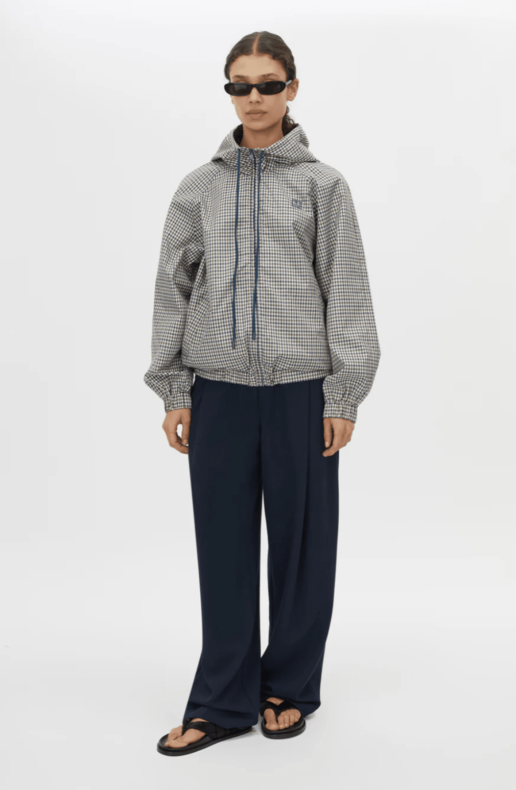 Camilla and Marc | Pierce Check Anorak | Birch Check | Palm Boutique