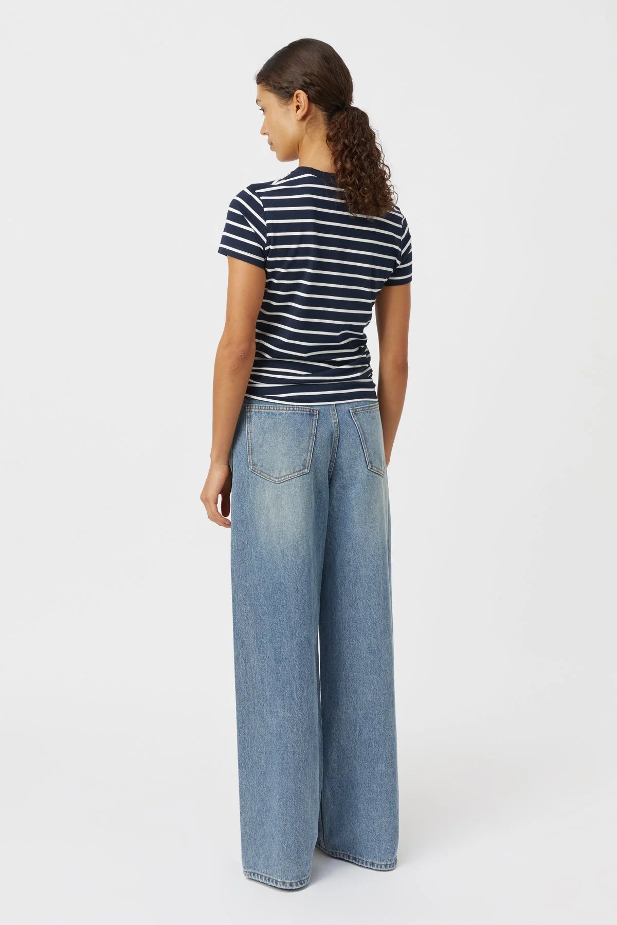 Camilla and Marc | Sora Tee | Navy and White Stripe | Palm Boutique