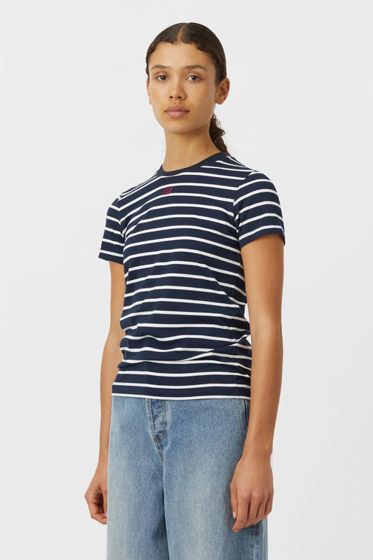 Camilla and Marc | Sora Tee | Navy and White Stripe | Palm Boutique