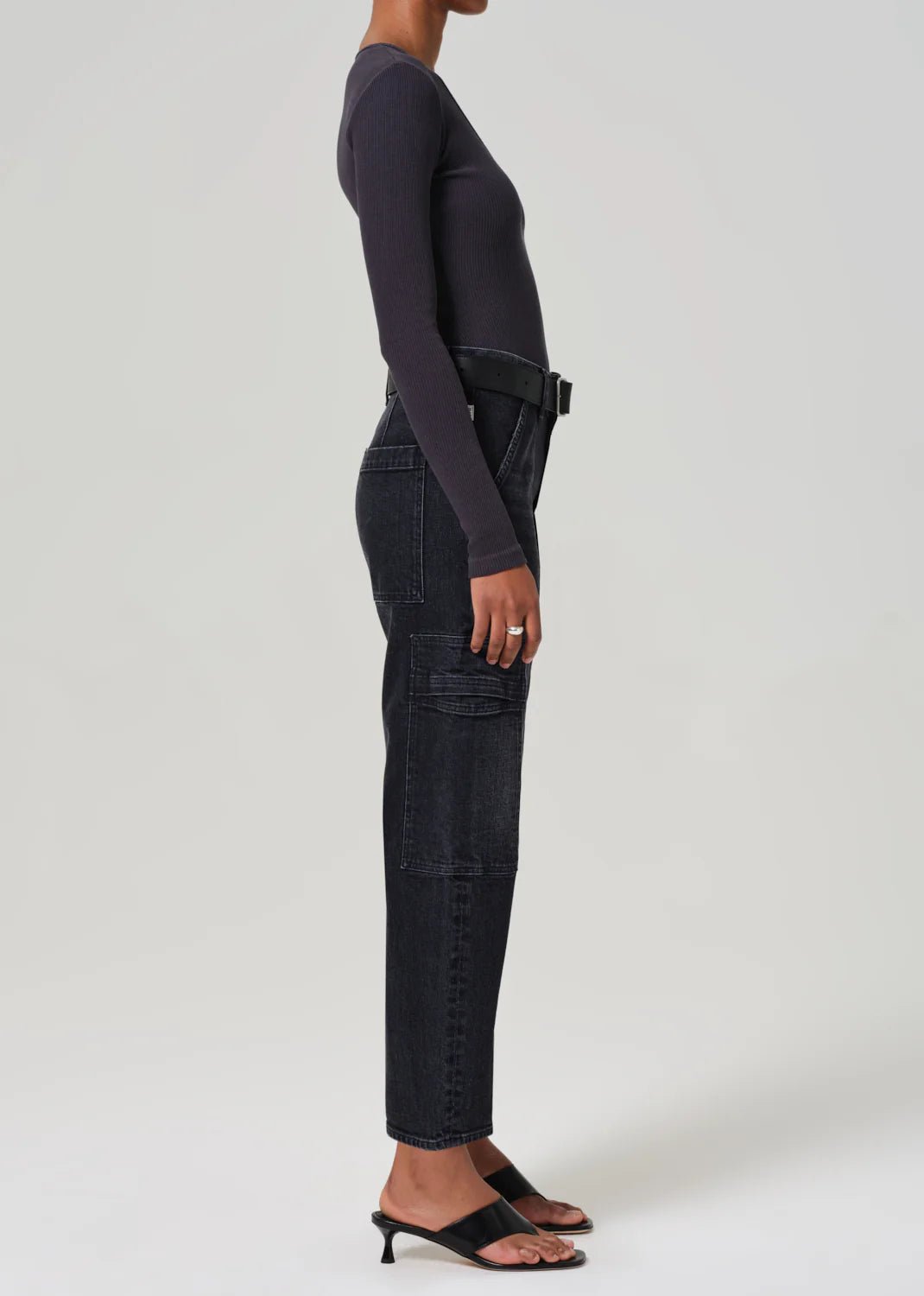Citizens of Humanity | Marcelle Cargo | Black (Trinity) | Palm Boutique