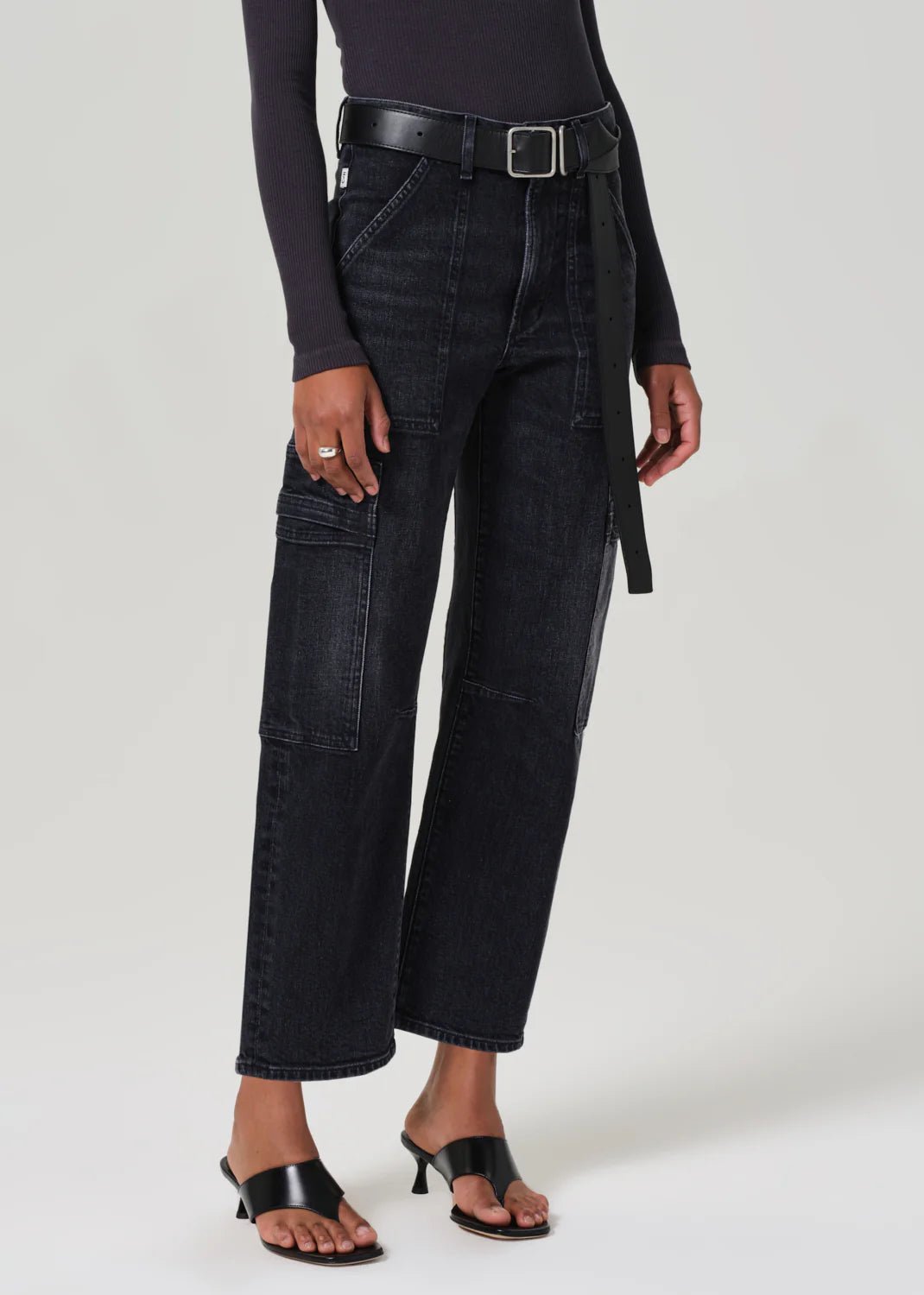 Citizens of Humanity | Marcelle Cargo | Black (Trinity) | Palm Boutique