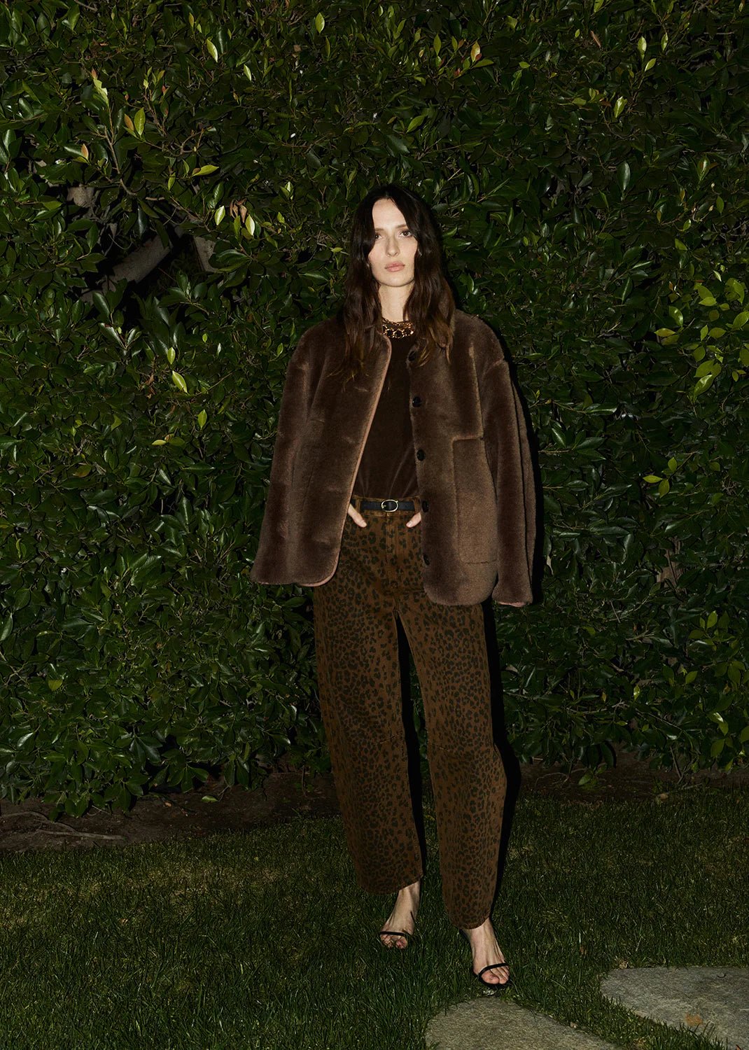 Citizens of Humanity | Miro Long | Sepia Cheetah | Palm Boutique