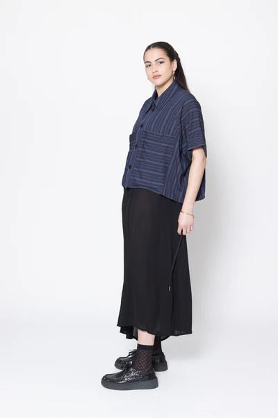 Company Of Strangers | Admiration Shirt | Navy Stripe | Palm Boutique