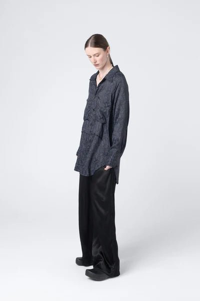 Company Of Strangers | Perfect Day Shirt | Black Paisley | Palm Boutique