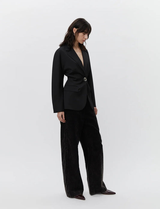 DAY Birger Et Mikkelsen | Clemens Classic Wool Blend | Black | Palm Boutique