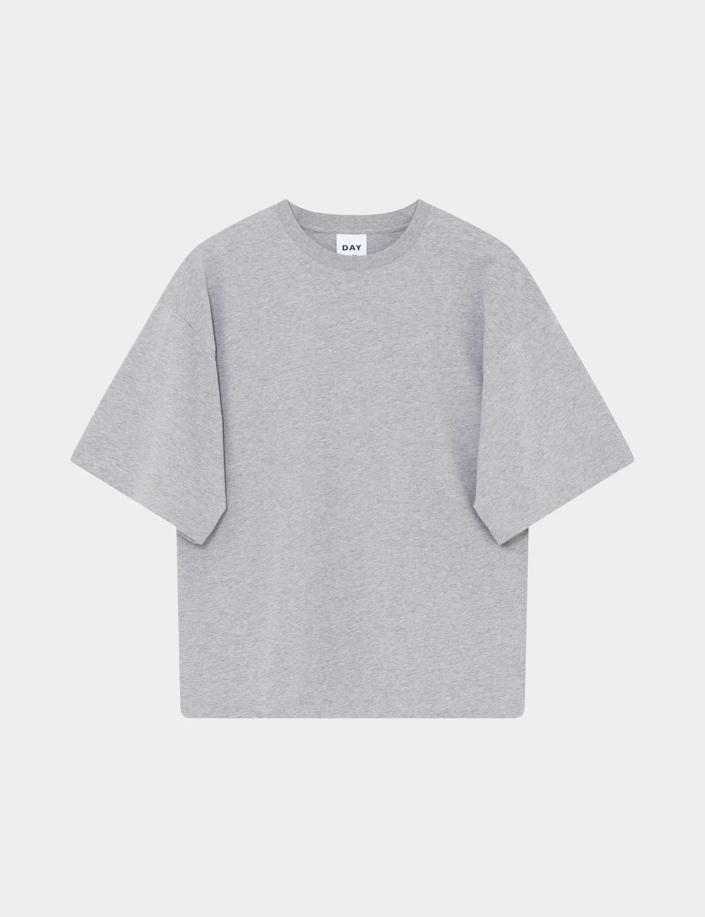 DAY Birger Et Mikkelsen | Drew Heavy Jersey T-Shirt | Grey Melange | Palm Boutique