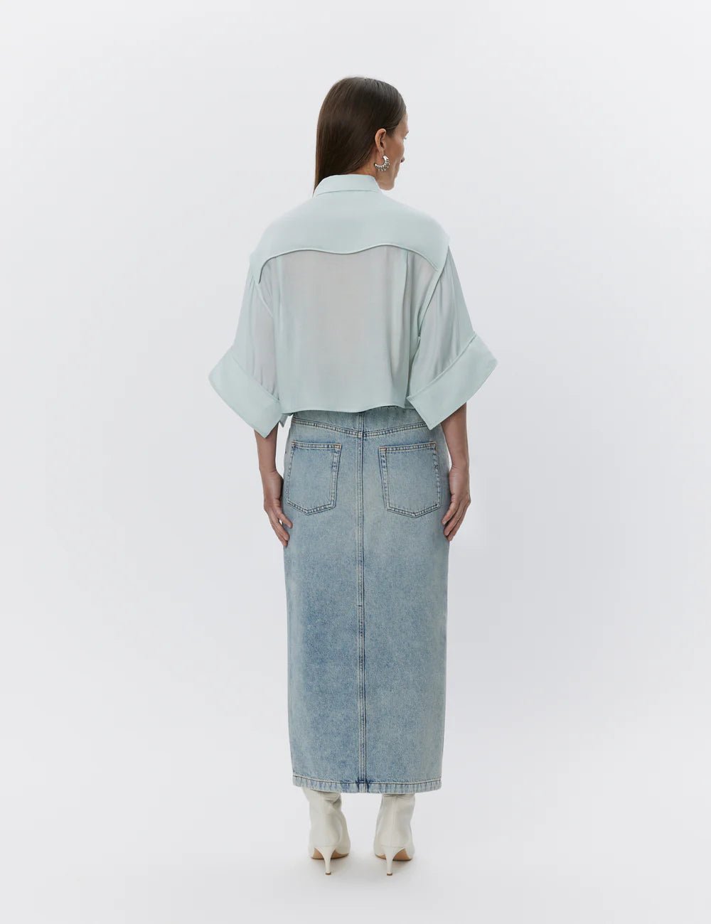 DAY Birger Et Mikkelsen | Niki Skirt | Vintage Blue | Palm Boutique