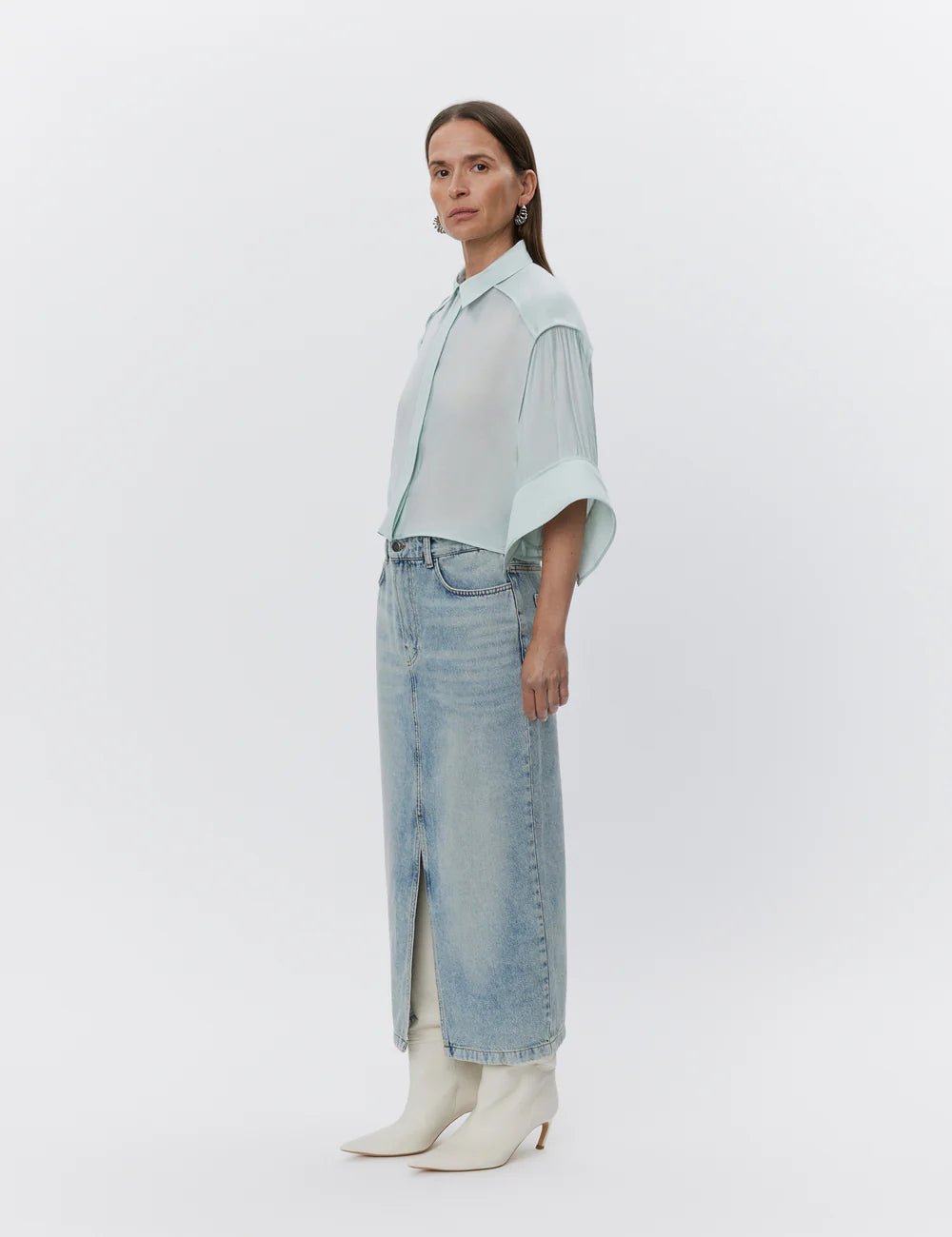 DAY Birger Et Mikkelsen | Niki Skirt | Vintage Blue | Palm Boutique