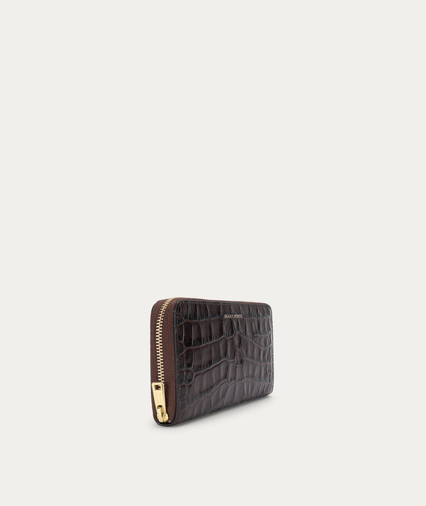 Deadly Ponies | Maxi Wallet | Espresso Croc | Palm Boutique