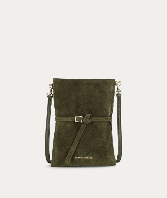 Deadly Ponies | Mr Penny Pouchette | Kale Suede | Palm Boutique