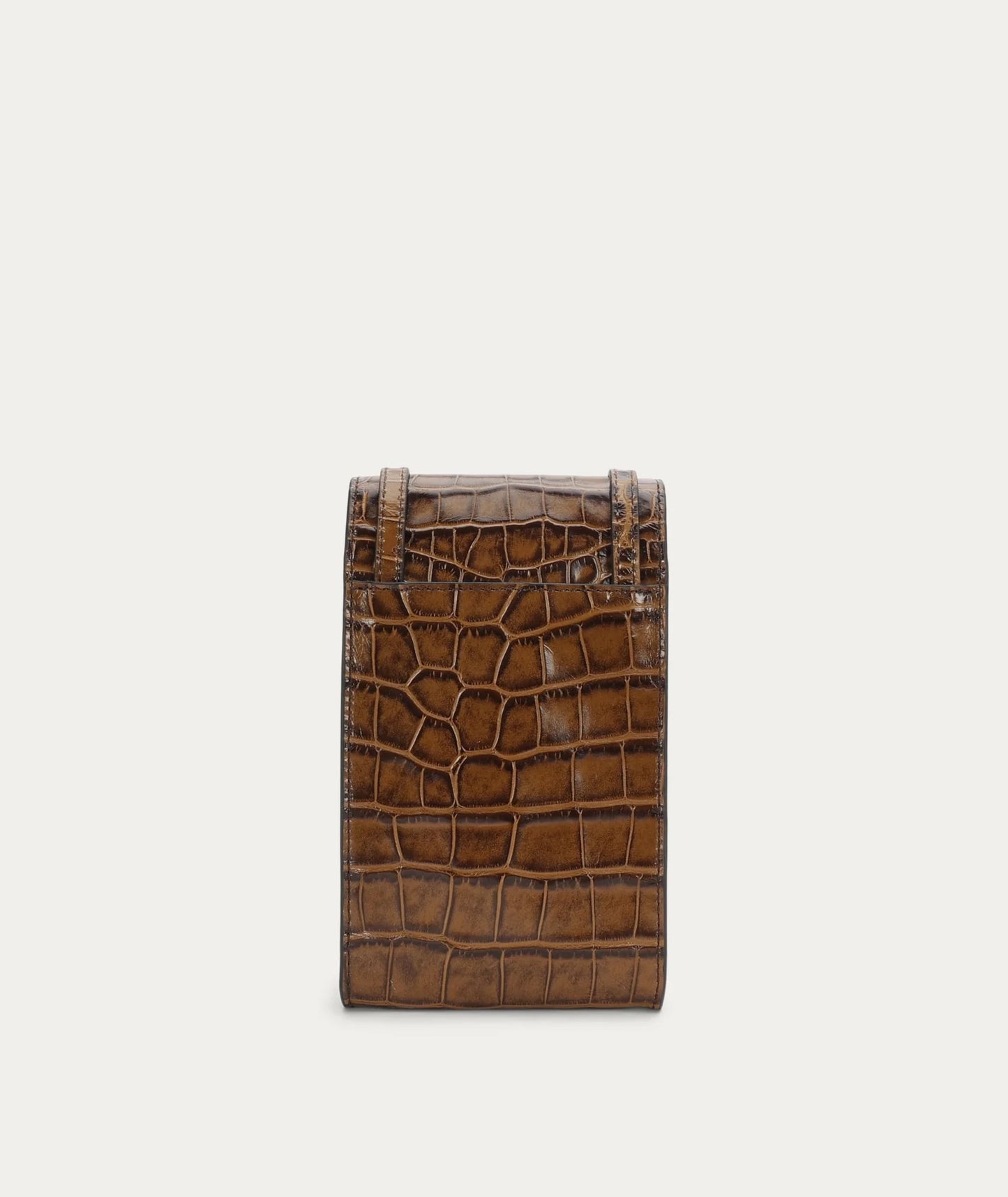 Deadly Ponies | Poucheroo Leather Strap | Toffee Croc | Palm Boutique