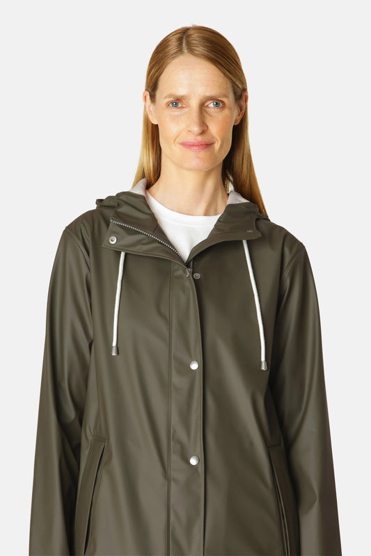 Ilse Jacobsen | Rain Jacket | Army | Palm Boutique