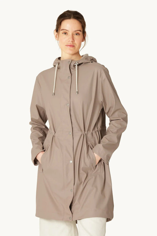 Ilse Jacobsen | RAIN230FR Long Parka Rain Jacket | Atmosphere | Palm Boutique