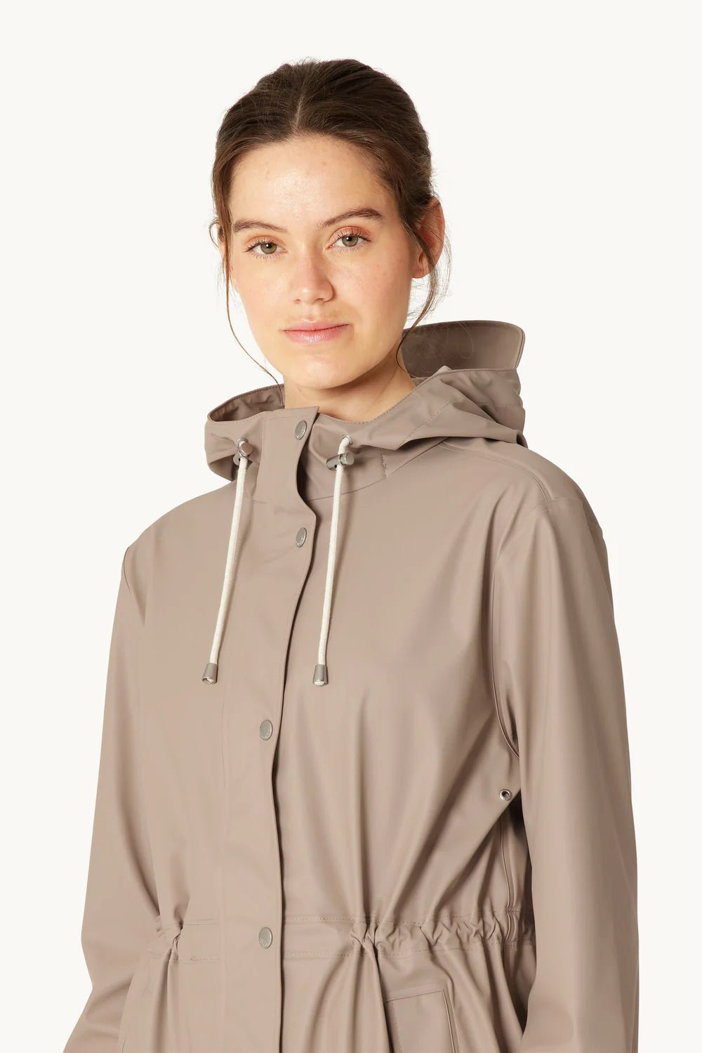 Ilse Jacobsen | RAIN230FR Long Parka Rain Jacket | Atmosphere | Palm Boutique