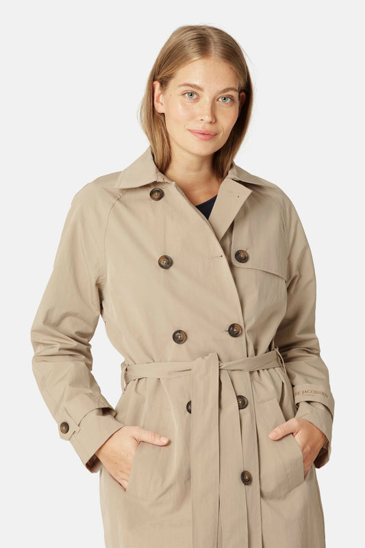 Ilse Jacobsen | Raincoat | White Pepper | Palm Boutique