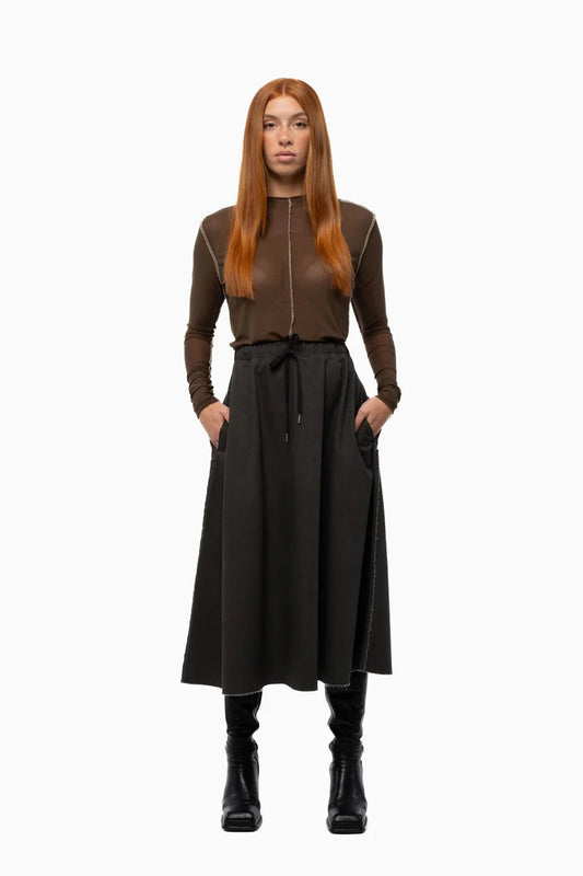 JPALM | Service Skirt | Walnut | Palm Boutique