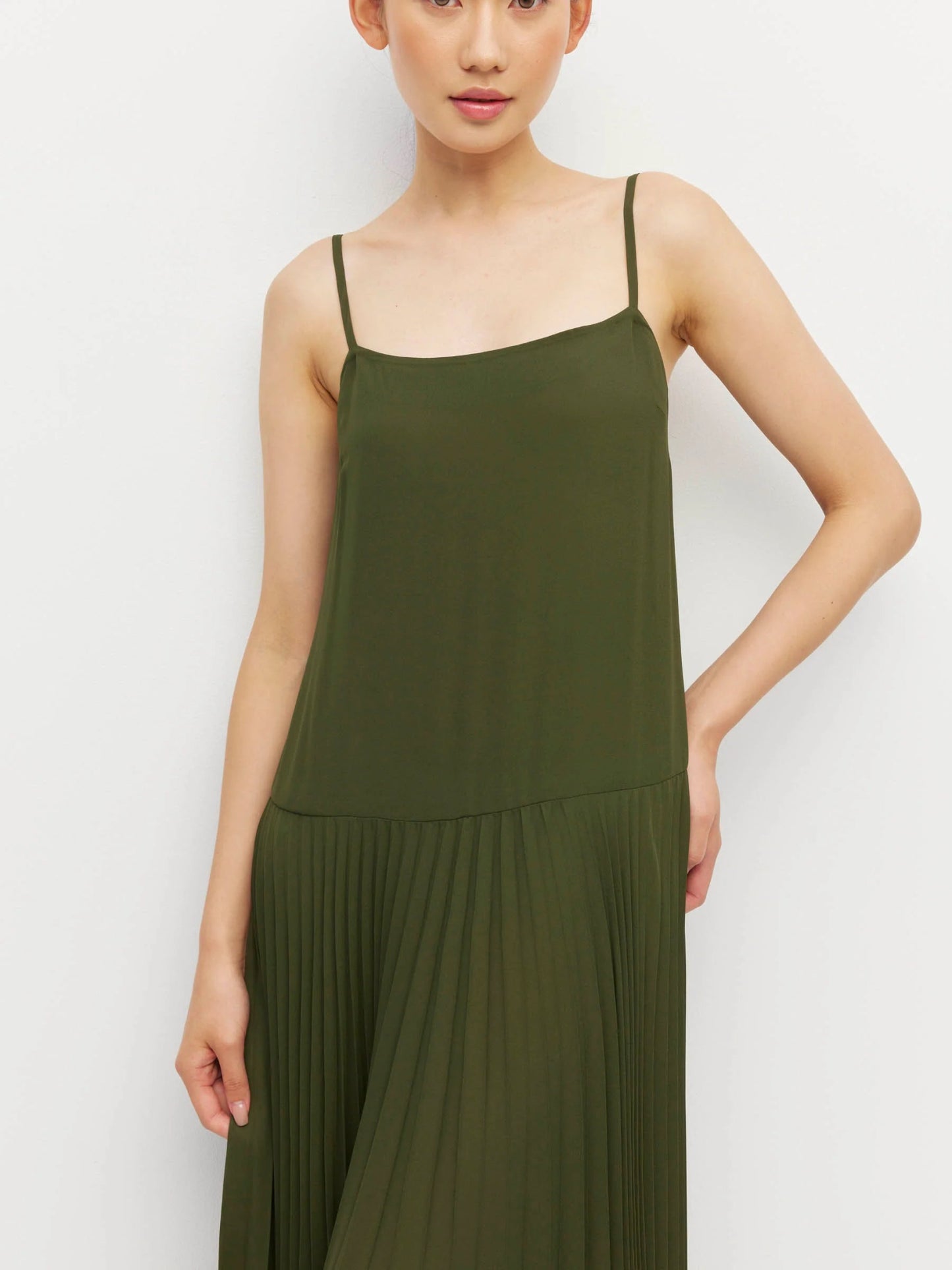Juliette Hogan | Betty Pleat Dress | Vine | Palm Boutique