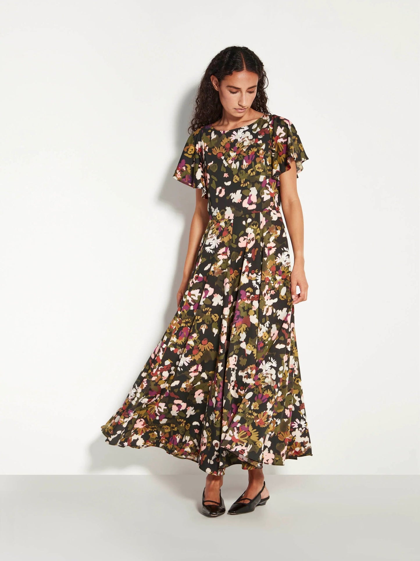 Juliette Hogan | Boston Dress (Buttercup Floral Crepe) | Happy Hour | Palm Boutique