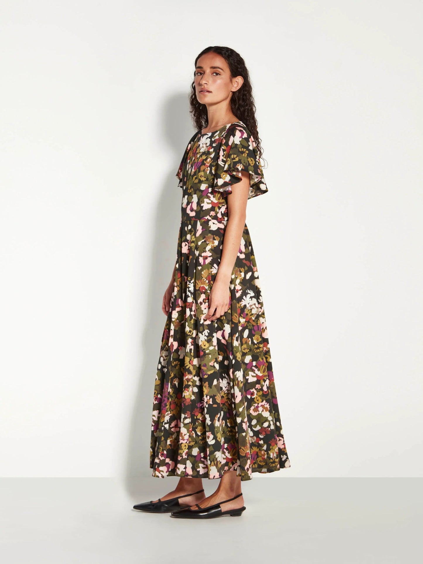 Juliette Hogan | Boston Dress (Buttercup Floral Crepe) | Happy Hour | Palm Boutique